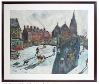 Painting by Charlie Rogers, from page 32 of Pursued by Bulldozers