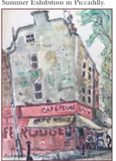 Painting by Charlie Rogers, from page 62 of Pursued by Bulldozers