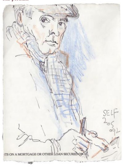 Painting by Charlie Rogers, from page 67 of Pursued by Bulldozers