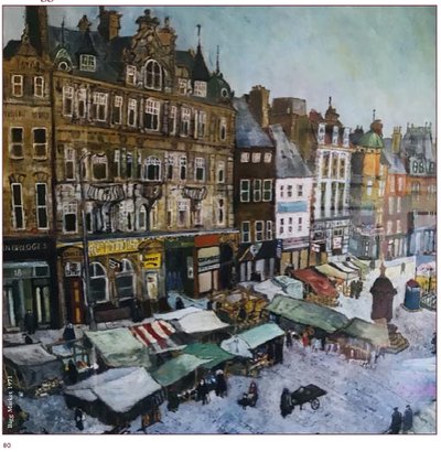 Painting by Charlie Rogers, from page 81 of Pursued by Bulldozers