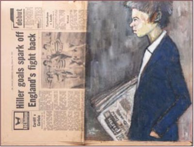 Painting by Charlie Rogers, from page 97 of Pursued by Bulldozers