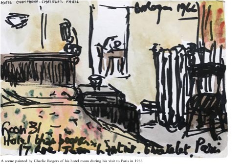 Paris and London, paintings by Charlie Rogers